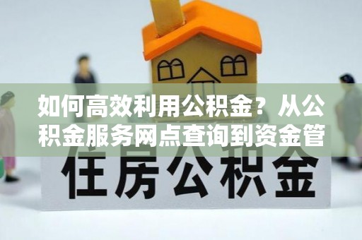 岗巴如何高效利用公积金？从公积金服务网点查询到资金管理全攻略