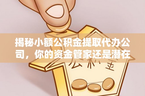 岗巴揭秘小额公积金提取代办公司，你的资金管家还是潜在风险？