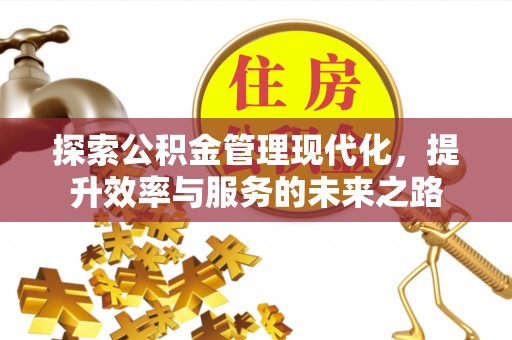 岗巴探索公积金管理现代化，提升效率与服务的未来之路