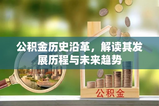 岗巴公积金历史沿革，解读其发展历程与未来趋势