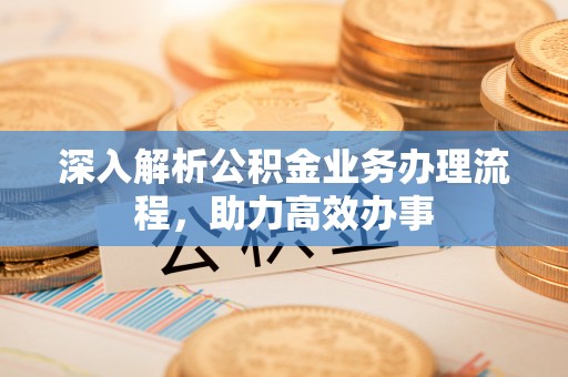 岗巴深入解析公积金业务办理流程，助力高效办事