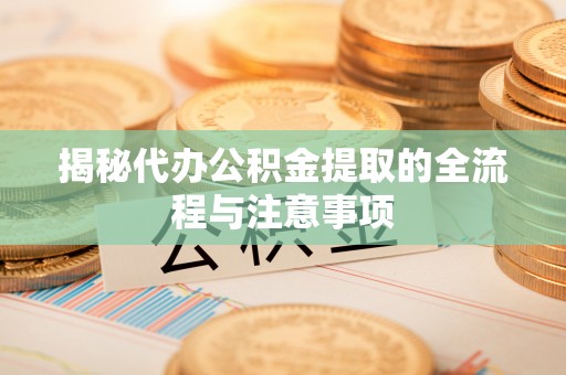 岗巴揭秘代办公积金提取的全流程与注意事项